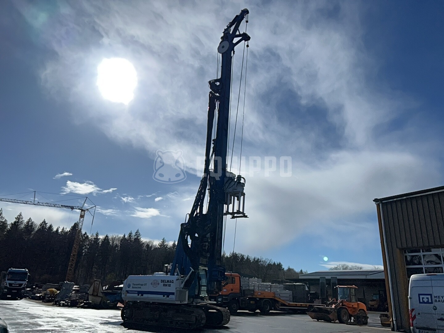 Delmag SR 25 BT / RH 18 on Sennebogen SR25 with ABI MDBA 3500 Soil Improvement Rig - - Used Drill