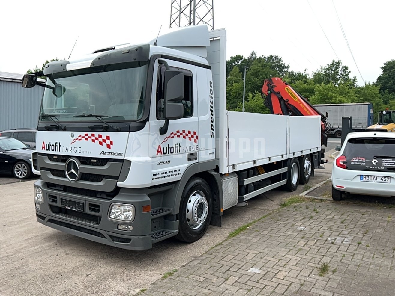 Mercedes-Benz Actros 2536 L with Palfinger PK22002EH-C crane - - Used Tractor Unit with Crane