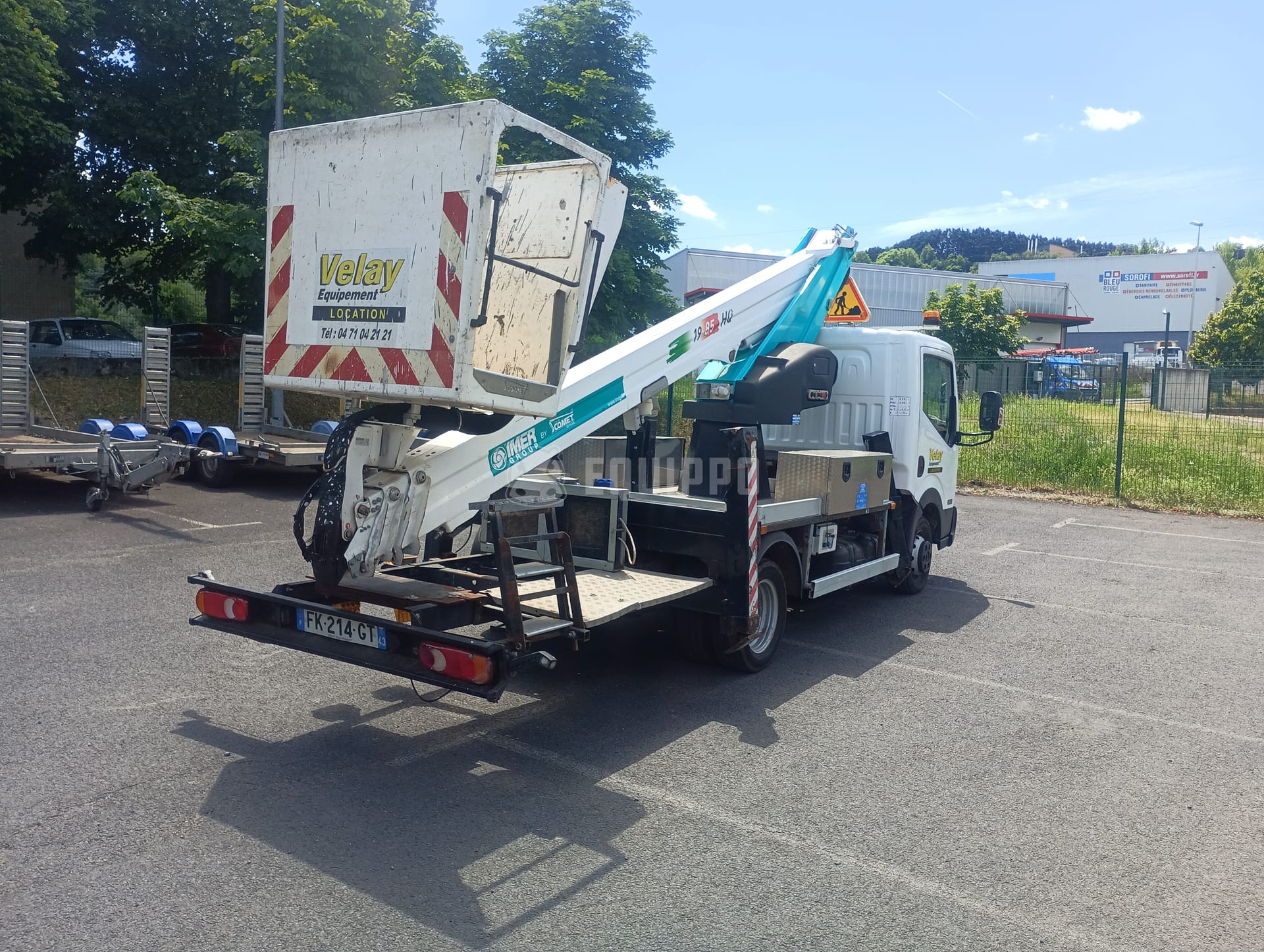 Nissan Imer 19 - - Used Truck-Mounted Boom Lift