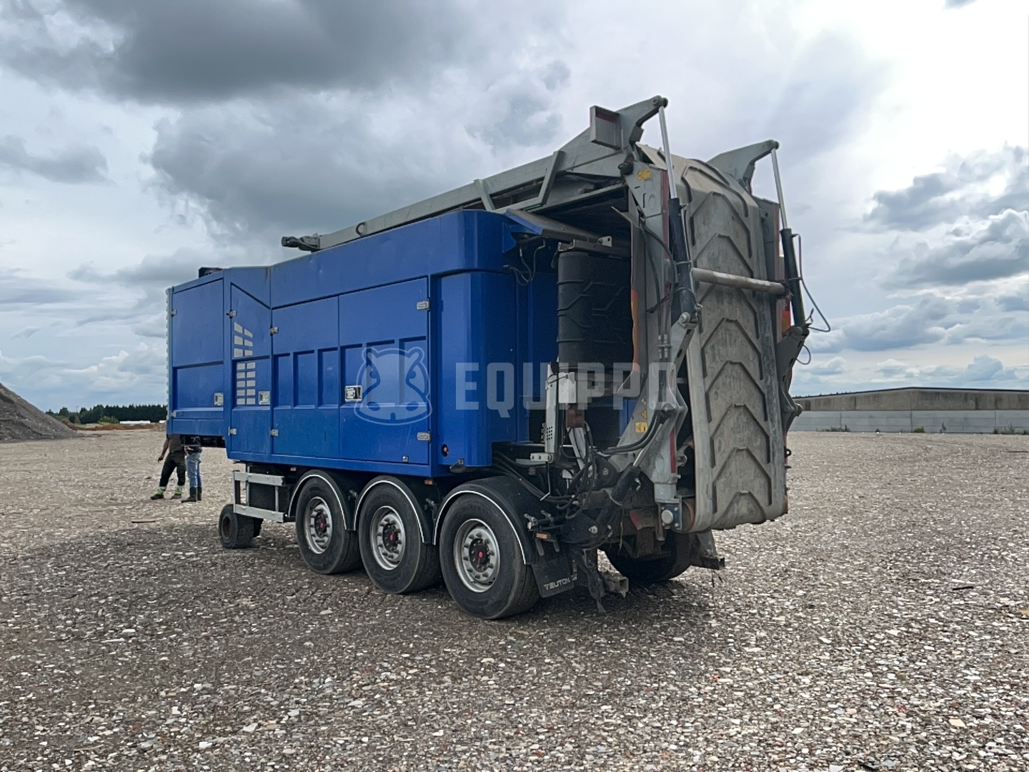 Eggersman Teuton Single Shaft Shredder - - Used Shredder