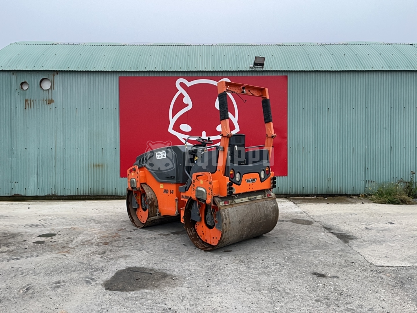 Hamm Hd 14 Vv - - Used Tandem Roller