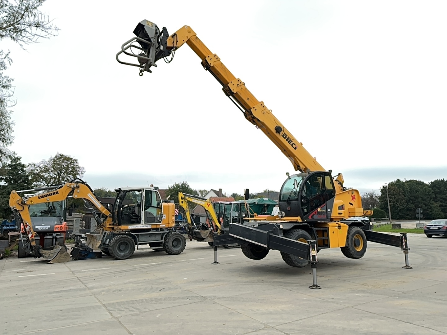 Dieci Pegasus 50.21 Roto with winch - - Used Telescopic Forklift
