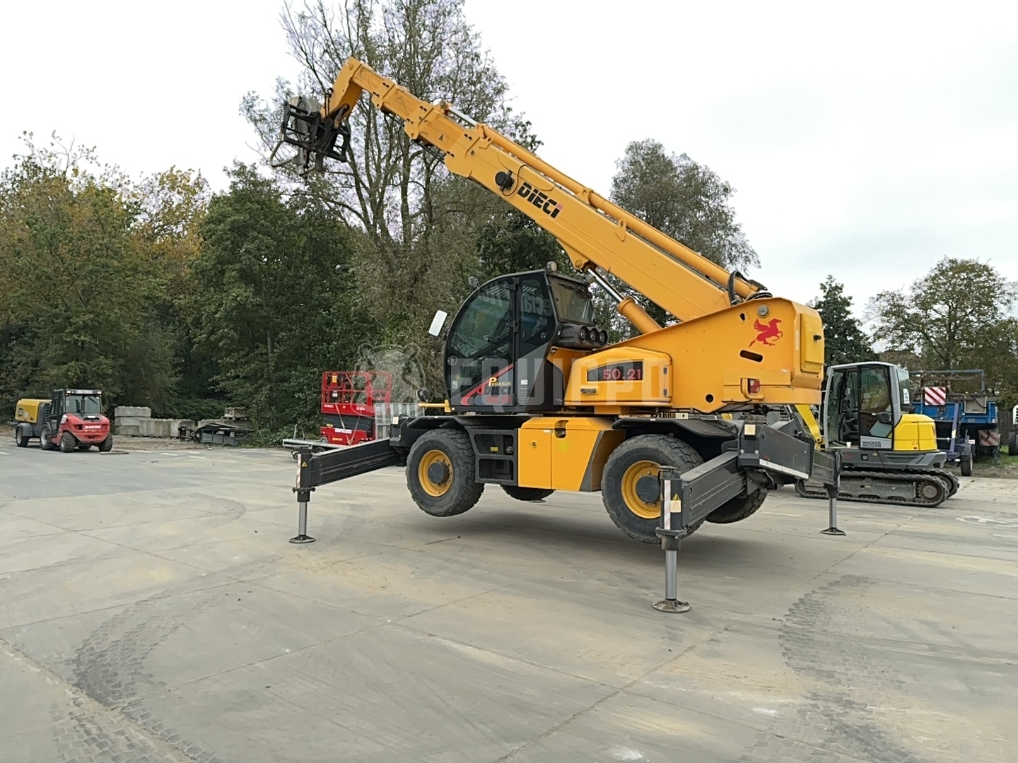 Dieci Pegasus 50.21 Roto with winch - - Used Telescopic Forklift