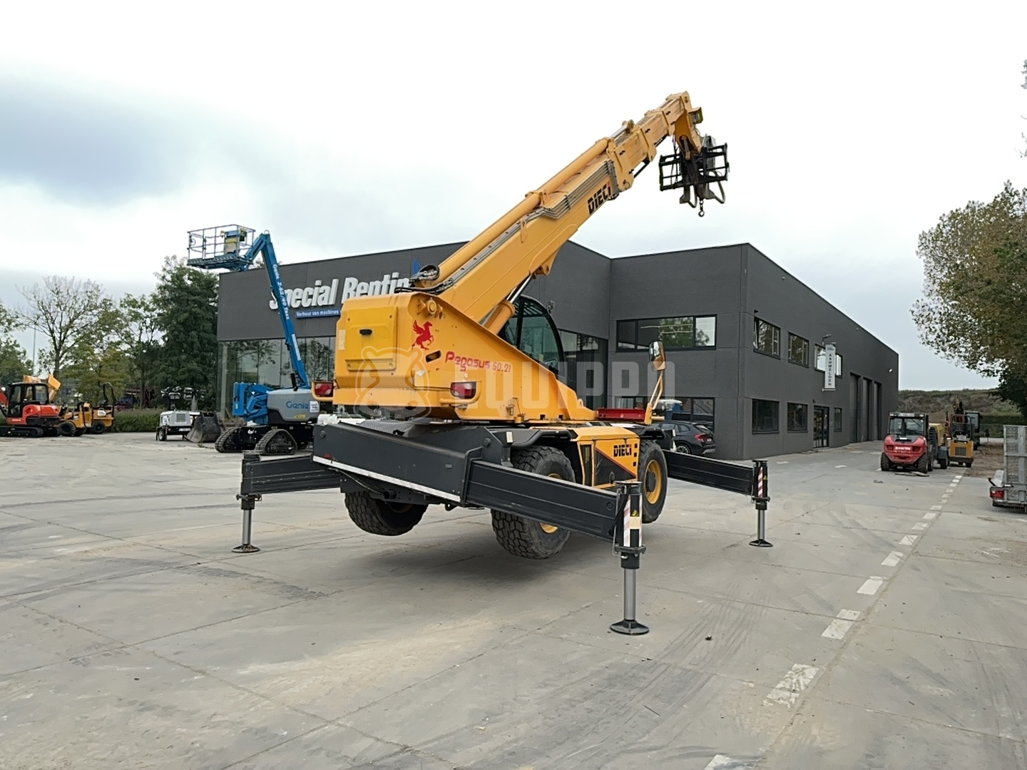 Dieci Pegasus 50.21 Roto with winch - - Used Telescopic Forklift