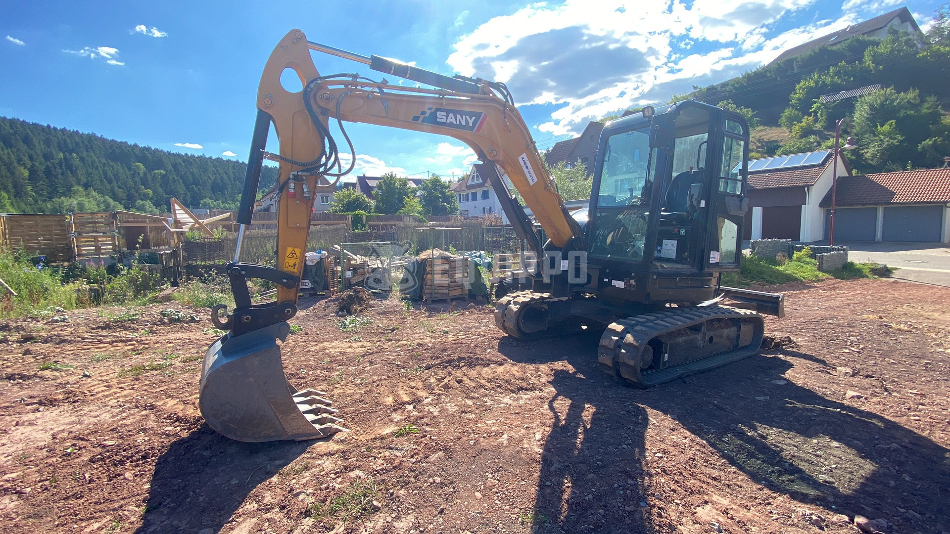 Sany SY50 U with 3 buckets - - Used Mini Excavator < 7t