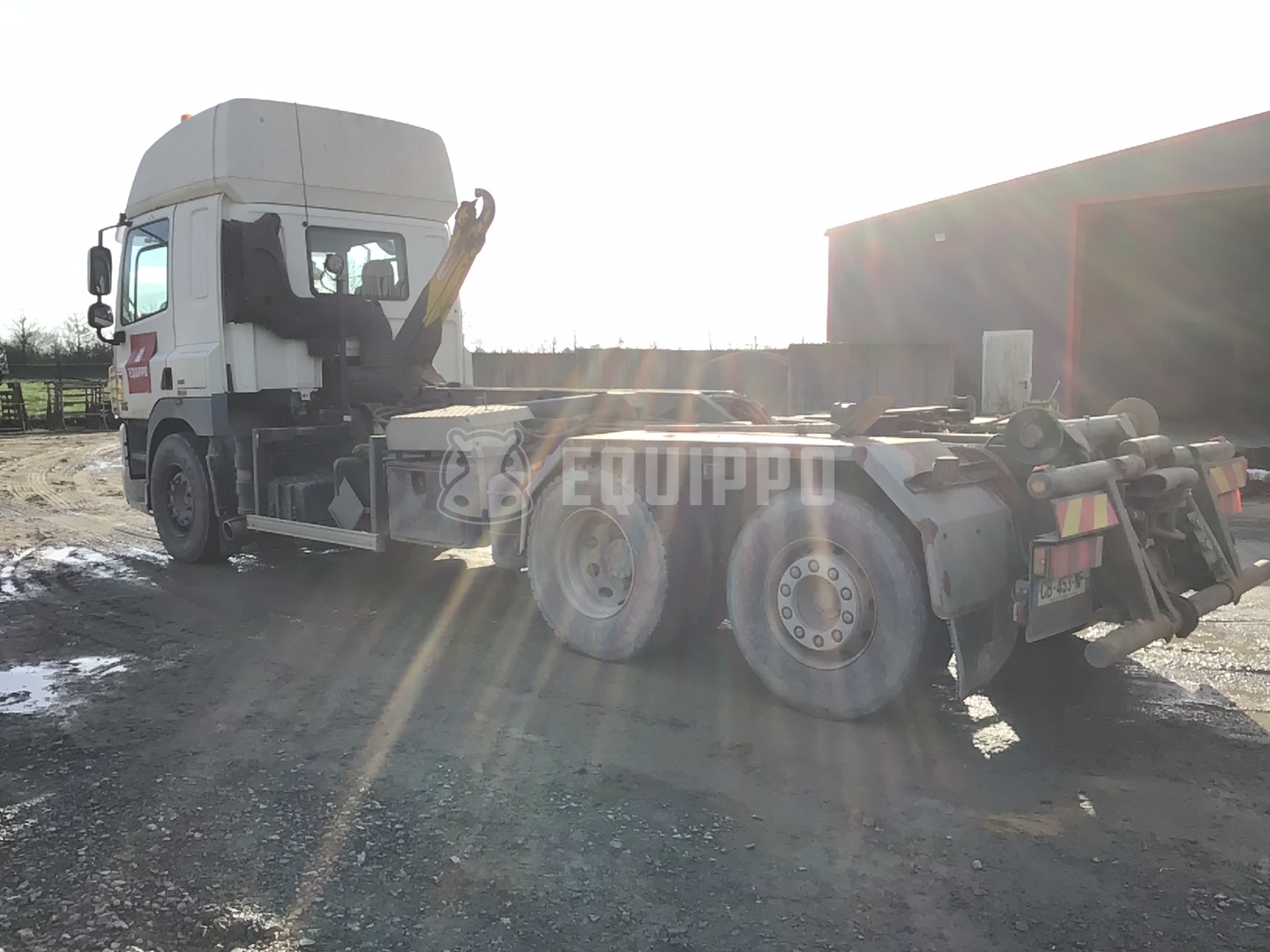 DAF CF 85.410 sleepercab and hook-arm system - - Used Tipper Truck