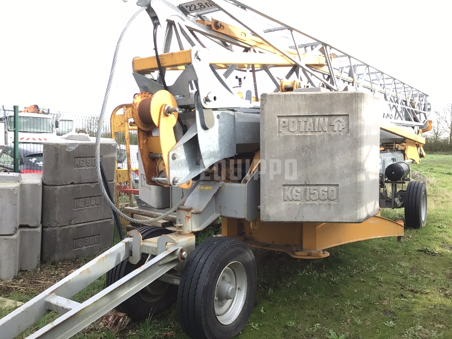 Potain Igo 18 (11 KVA) with pallet hook - - Used Tower Crane