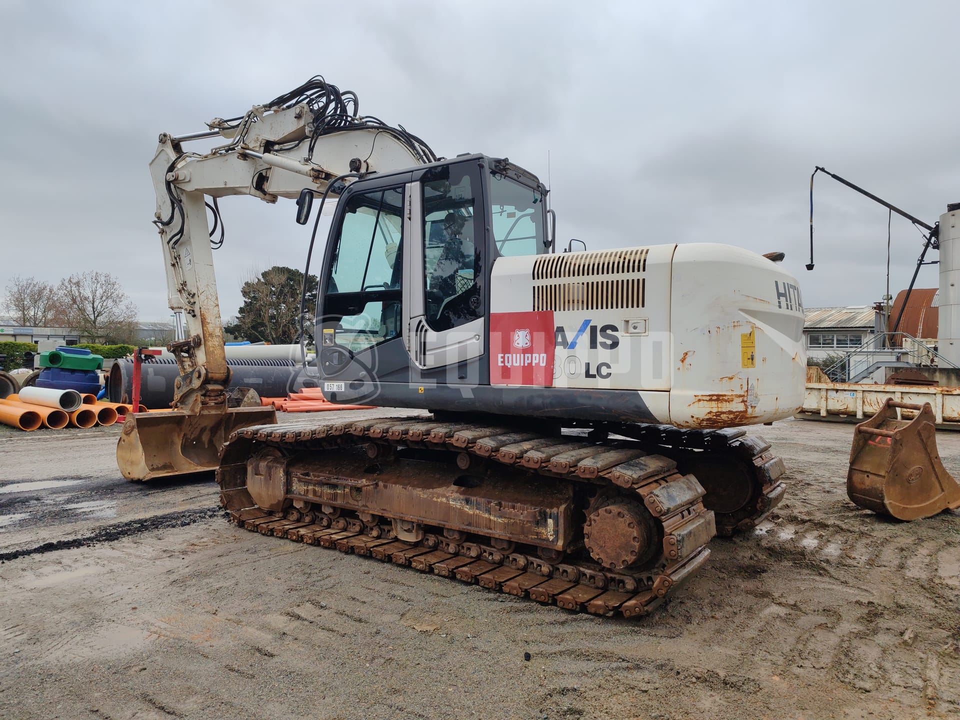 Hitachi ZX 180 LC-3 with 2 buckets - - Used Tracked Excavator