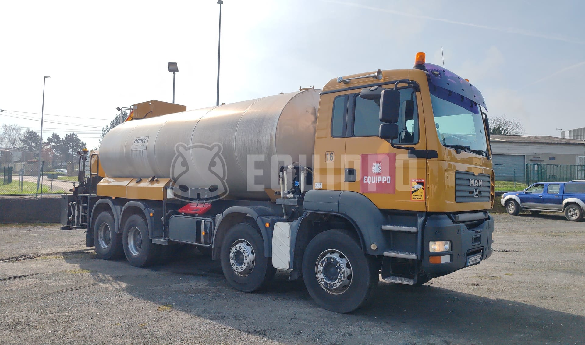 MAN TGA 35.430 8x4 BL with Acmar bitumen sprayer - - Used Asphalt Sprayer