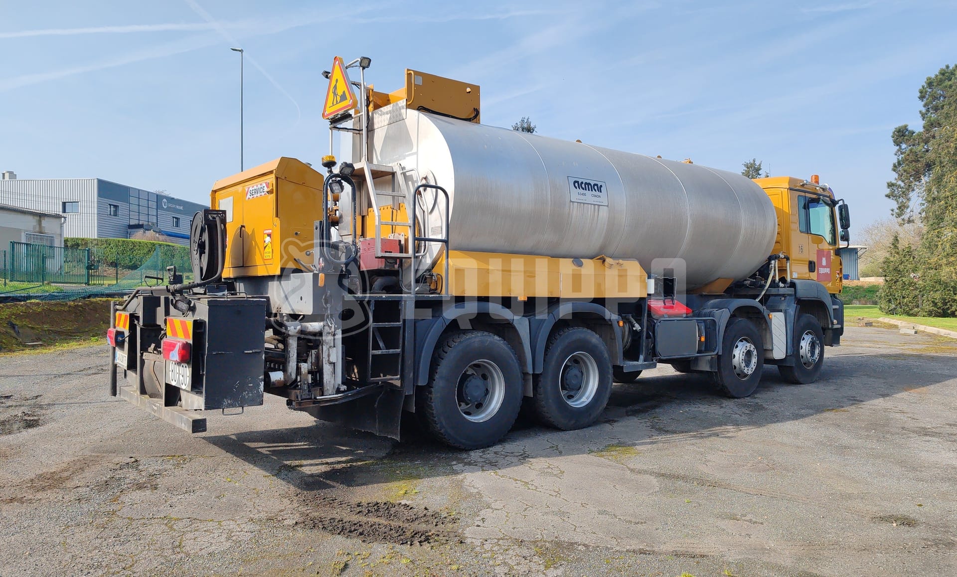 MAN TGA 35.430 8x4 BL with Acmar bitumen sprayer - - Used Asphalt Sprayer