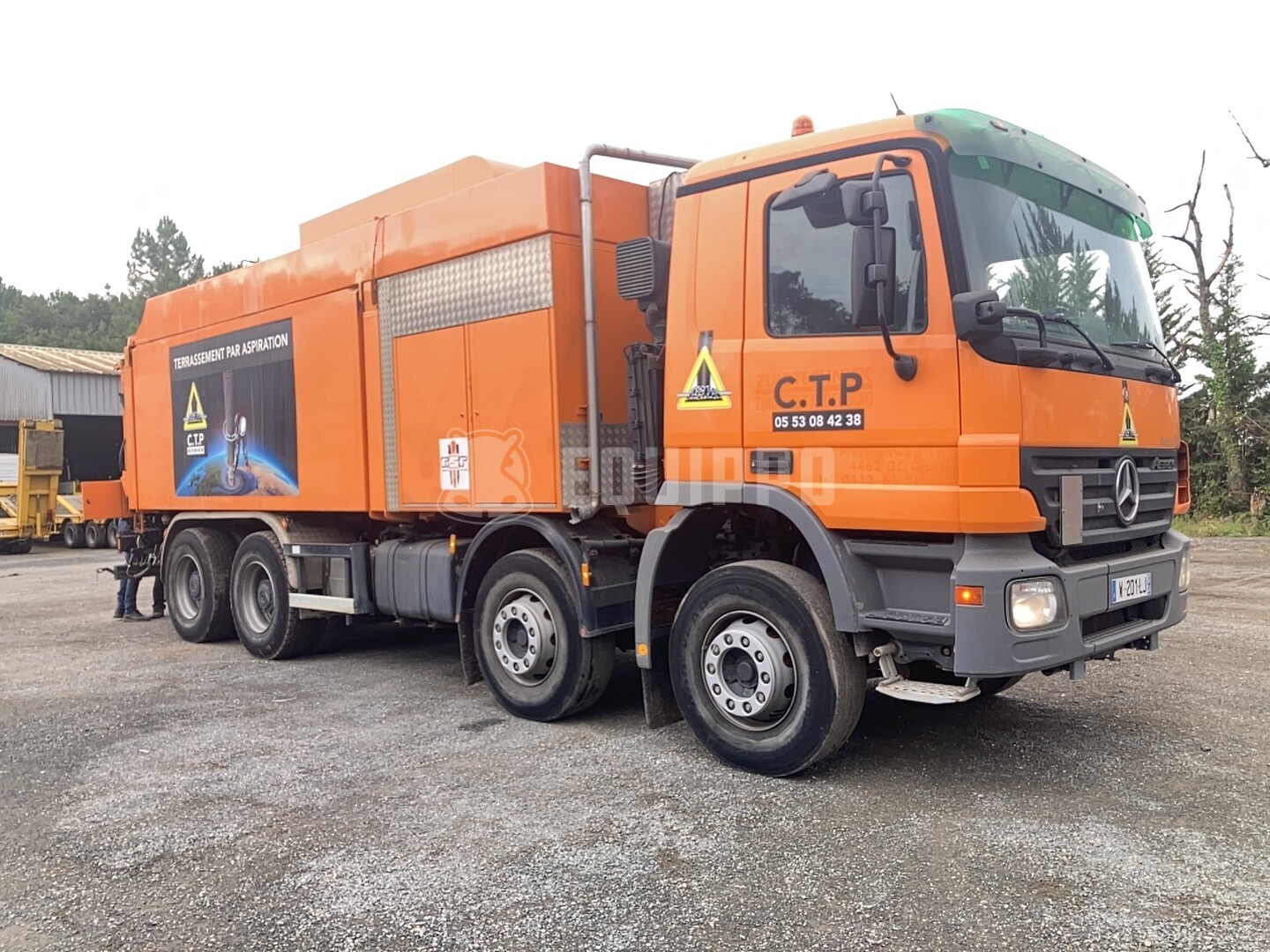Mercedes-Benz Actros 3241 K 8x4 2004 RSP ESE 32 / 7-2 Doppelturbine - - Gebrauchte Saugbagger