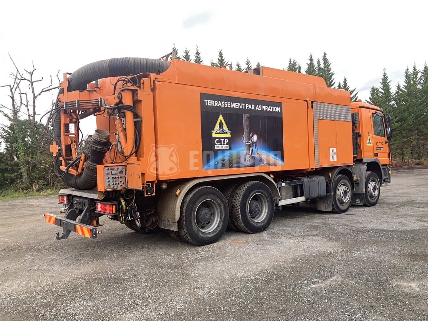 Mercedes-Benz Actros 3241 K 8x4 2004 RSP ESE 32 / 7-2 Doppelturbine - - Gebrauchte Saugbagger