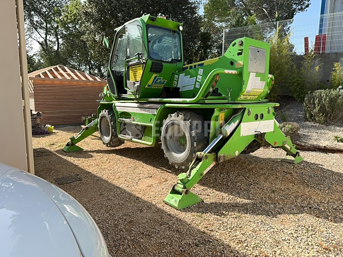 Merlo RT 38 4x4x4 Roto avec fourches et manbasket - - Chariot Télescopique d’Occasion
