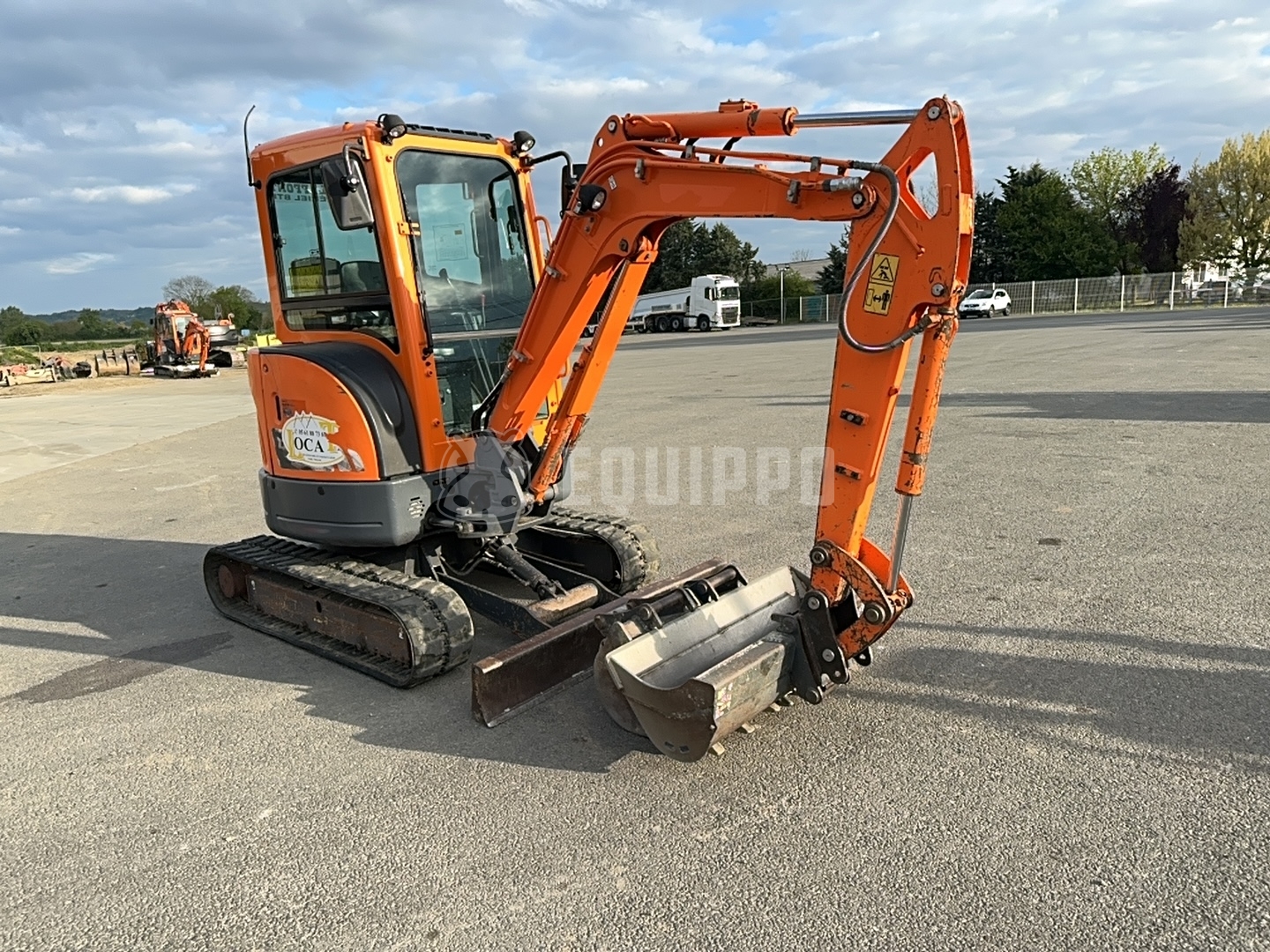 Doosan DX27Z with 3 buckets - - Used Mini Excavator < 7t
