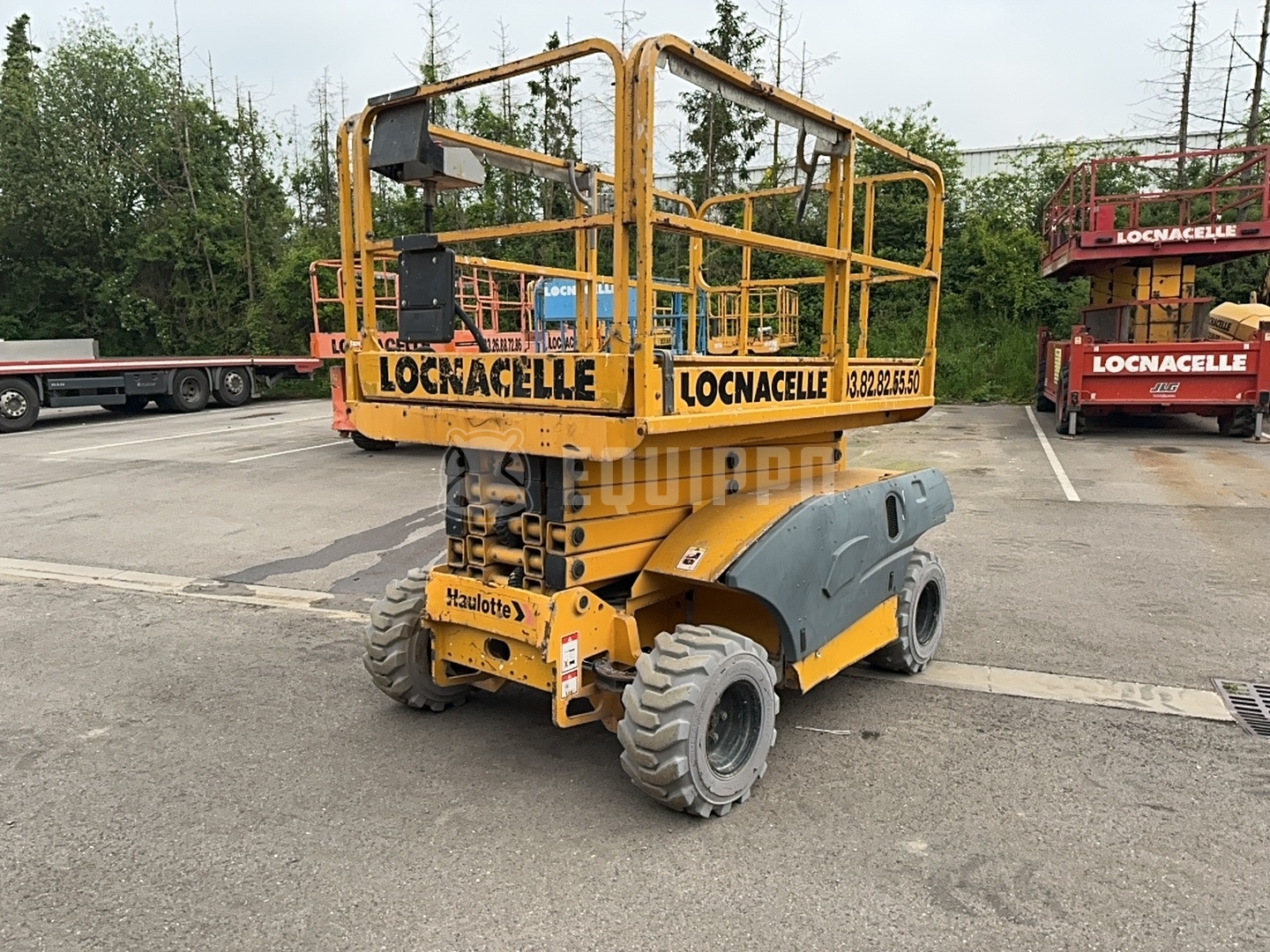 Haulotte Compact 12 Rte (12,14 meters) - - Used Scissor Lift