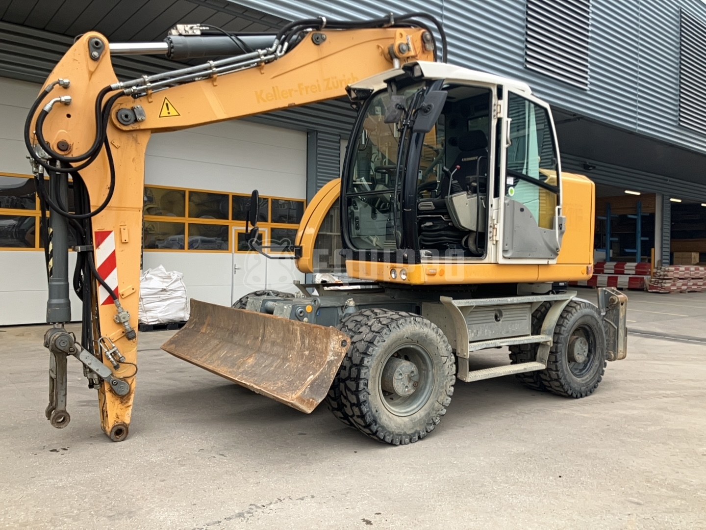 Liebherr A 918 Compact with hydraulic quick change and bucket - - Used Wheeled Excavator