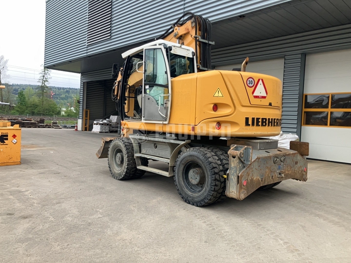 Liebherr A 918 Compact with hydraulic quick change and bucket - - Used Wheeled Excavator