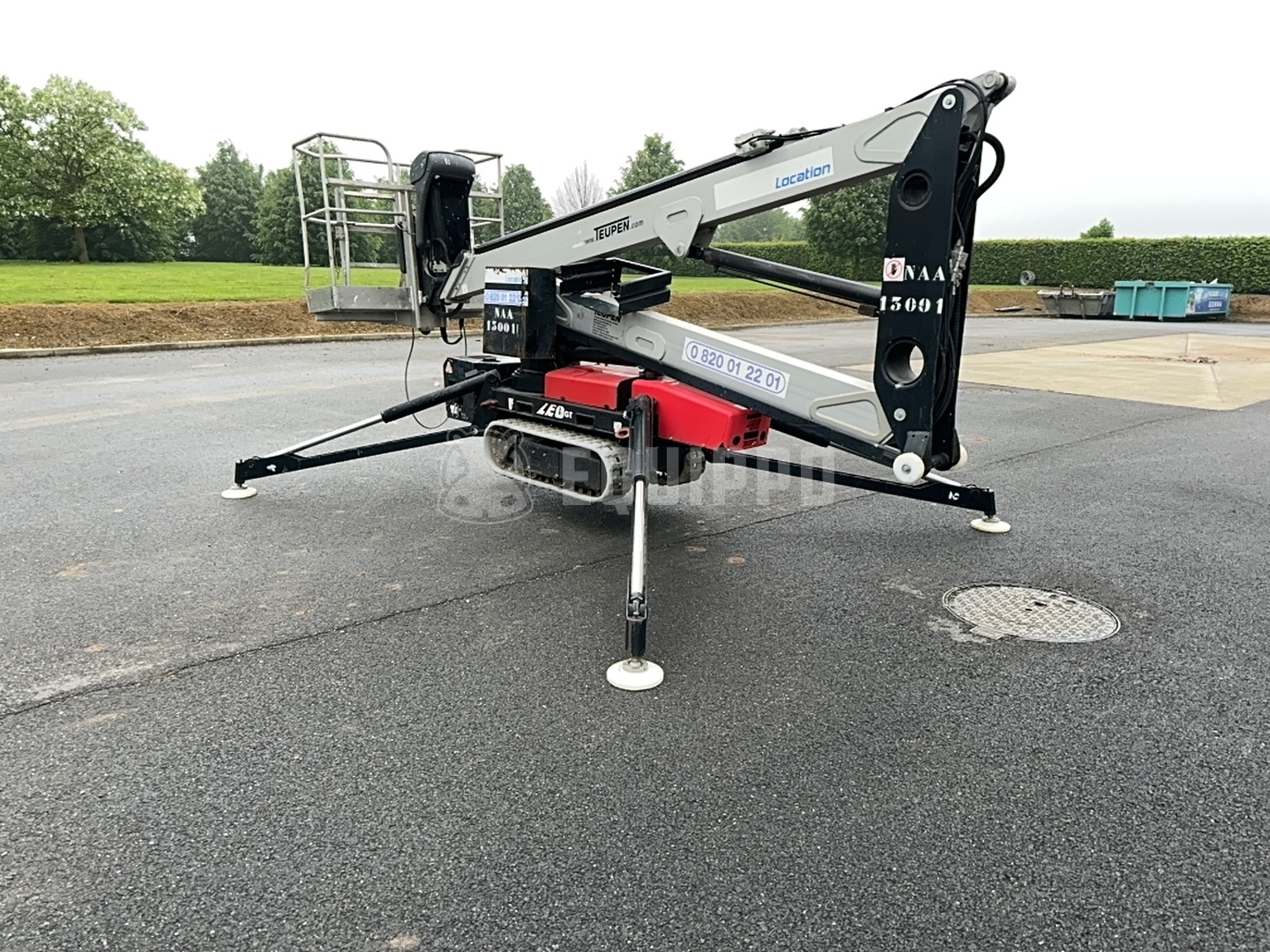 Teupen LEO13GT duo-power (13 meters) - - Used Spider Boom Lift