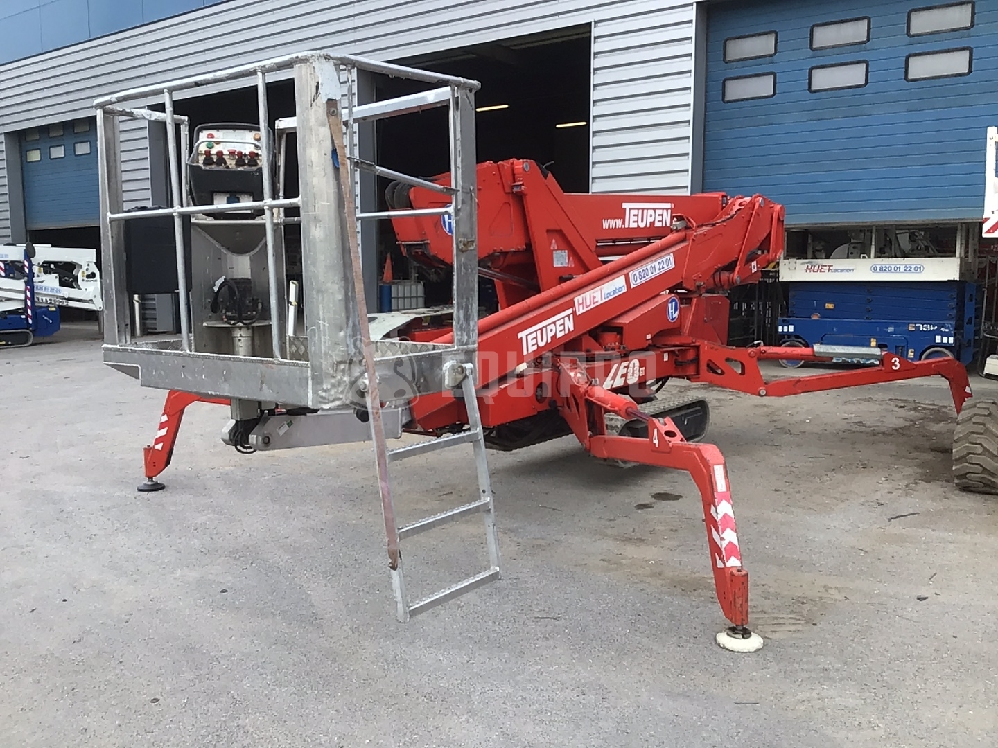 Teupen Leo 23 Gt duo-power (23 meters) - - Used Spider Boom Lift