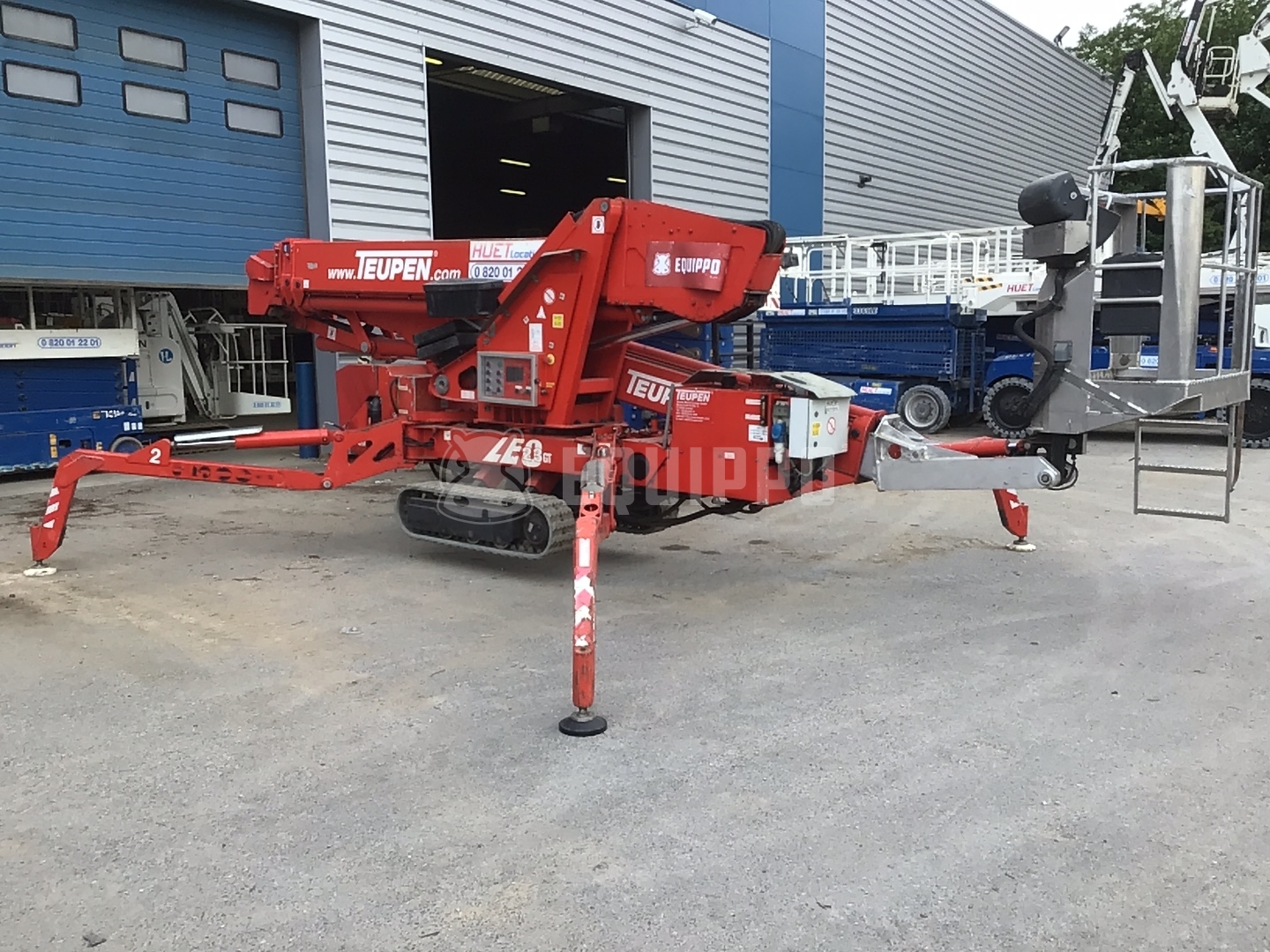 Teupen Leo 23 Gt duo-power (23 meters) - - Used Spider Boom Lift