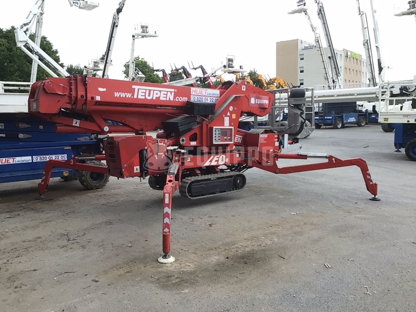 Teupen Leo 23 Gt duo-power (23 meters) - - Used Spider Boom Lift