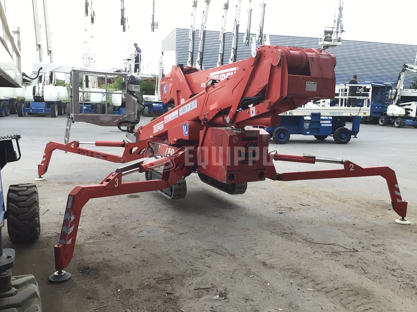 Teupen Leo 23 Gt duo-power (23 meters) - - Used Spider Boom Lift