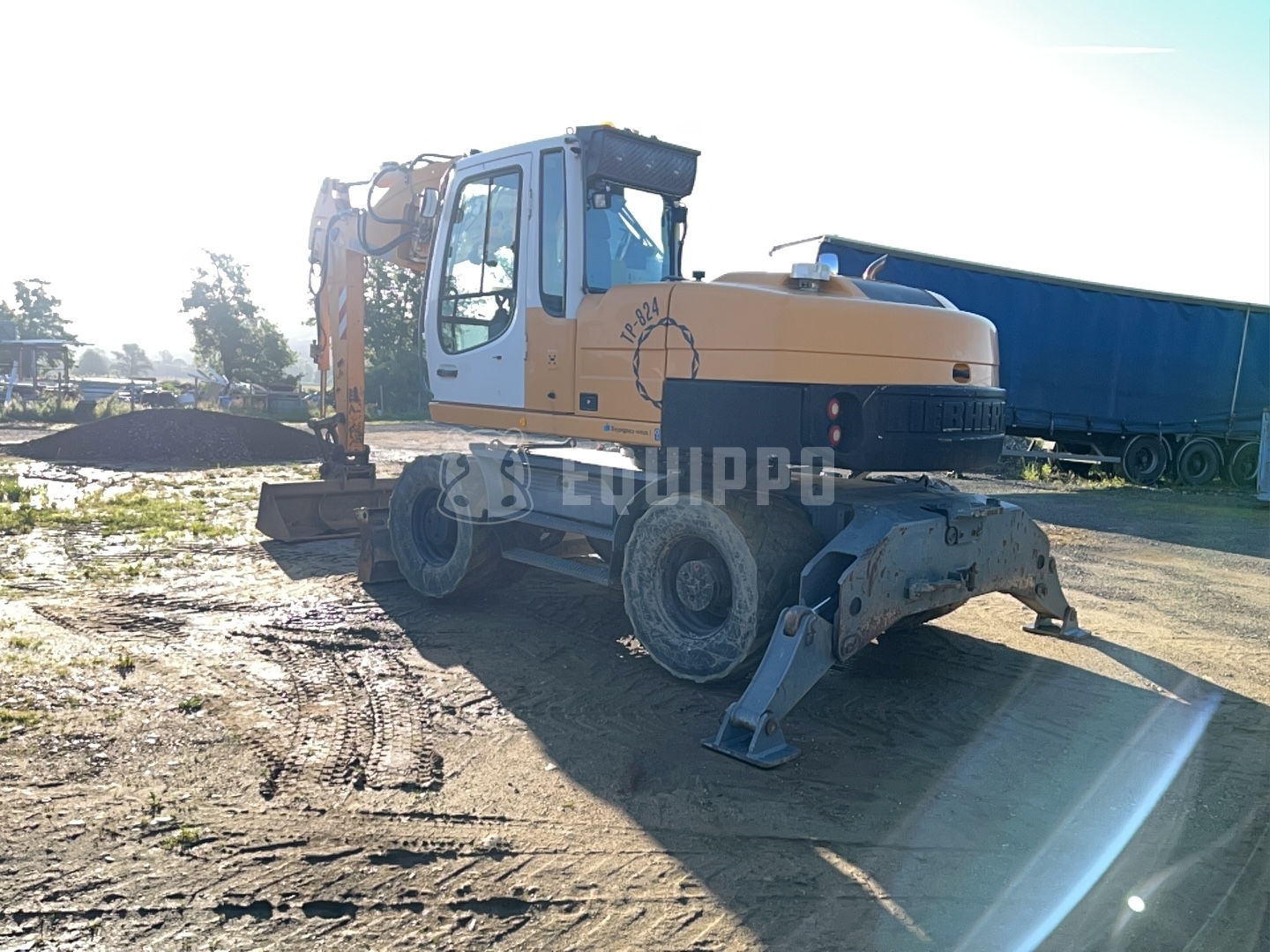 Liebherr A 314 Litronic with VA offset boom - - Used Wheeled Excavator