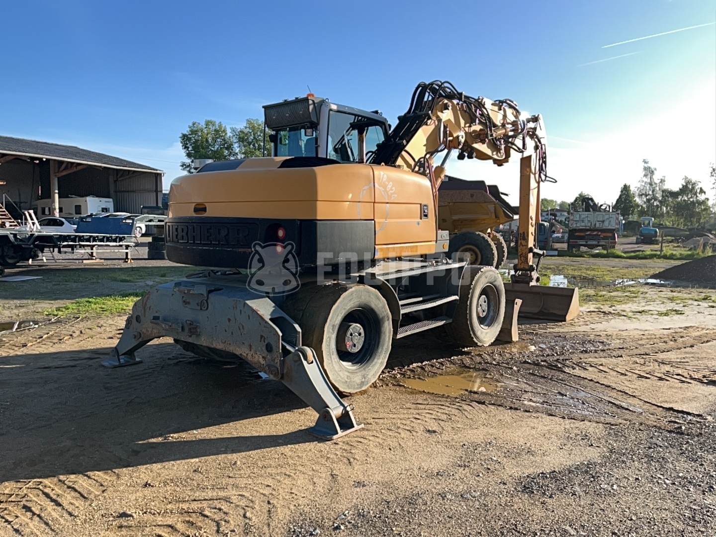 Liebherr A 314 Litronic with VA offset boom - - Used Wheeled Excavator