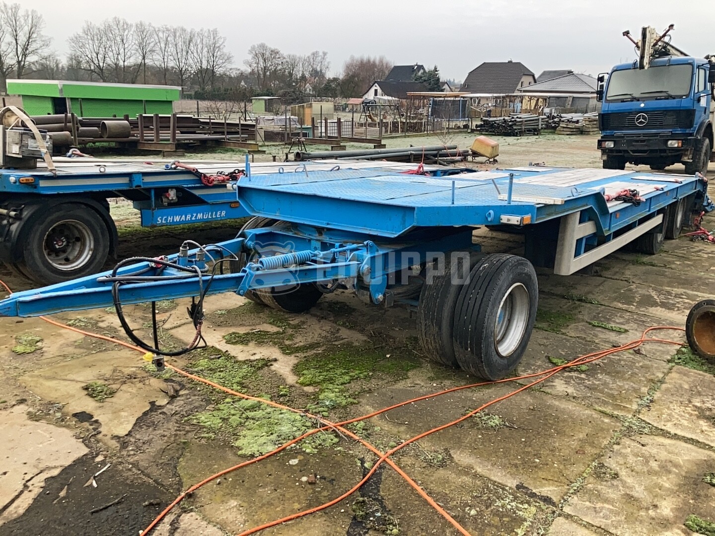 Langendorf Typ 18/100-3 refurbished in 2014 - - Used Low Bed Semi-trailer