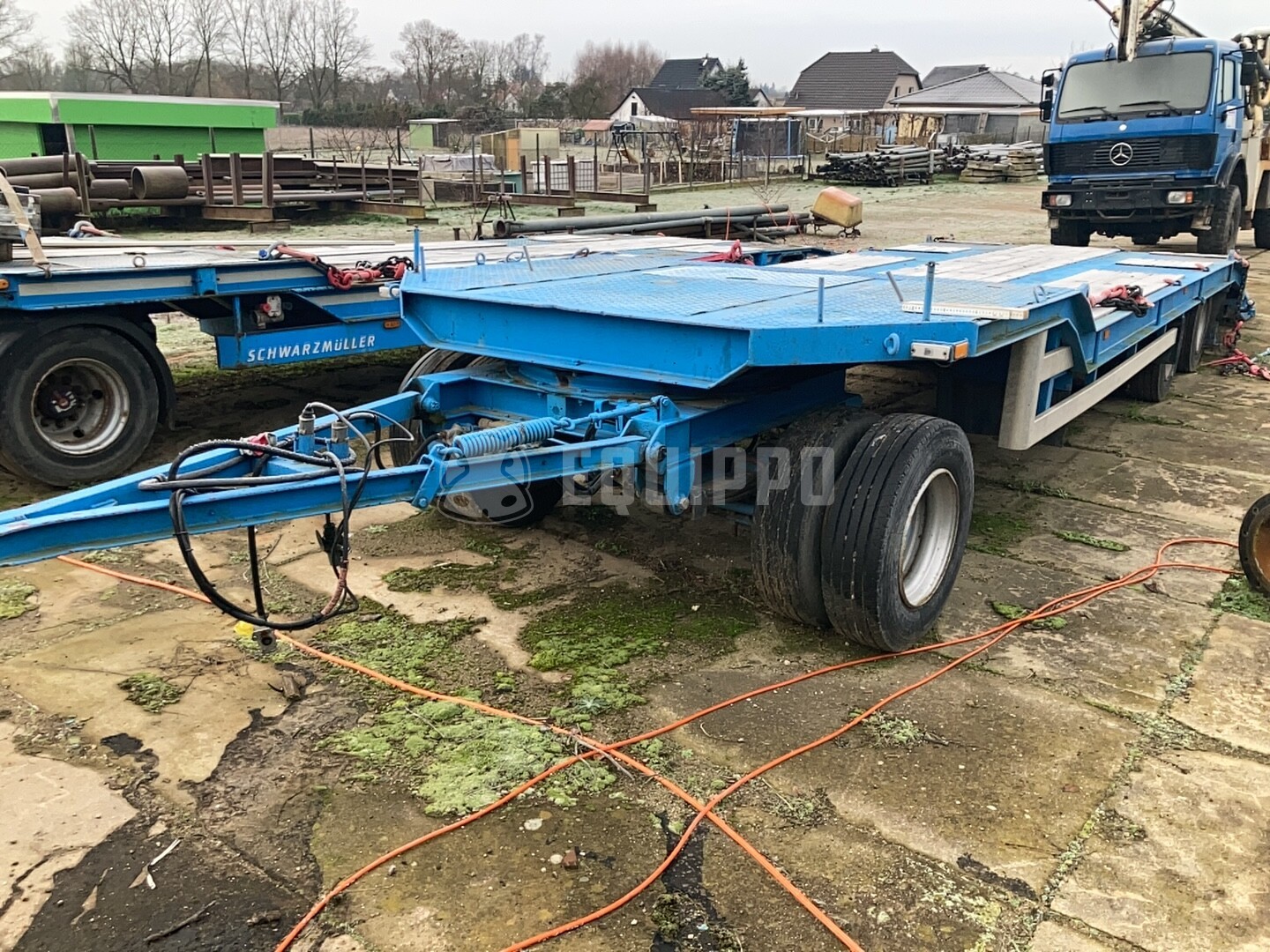 Langendorf Typ 18/100-3 refurbished in 2014 - - Used Low Bed Semi-trailer