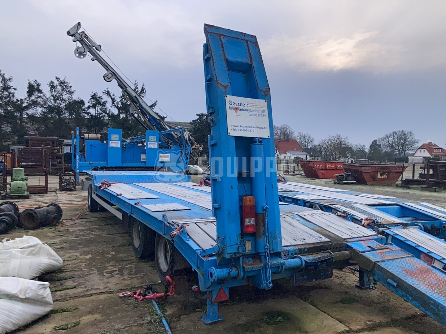 Langendorf Typ 18/100-3 refurbished in 2014 - - Used Low Bed Semi-trailer