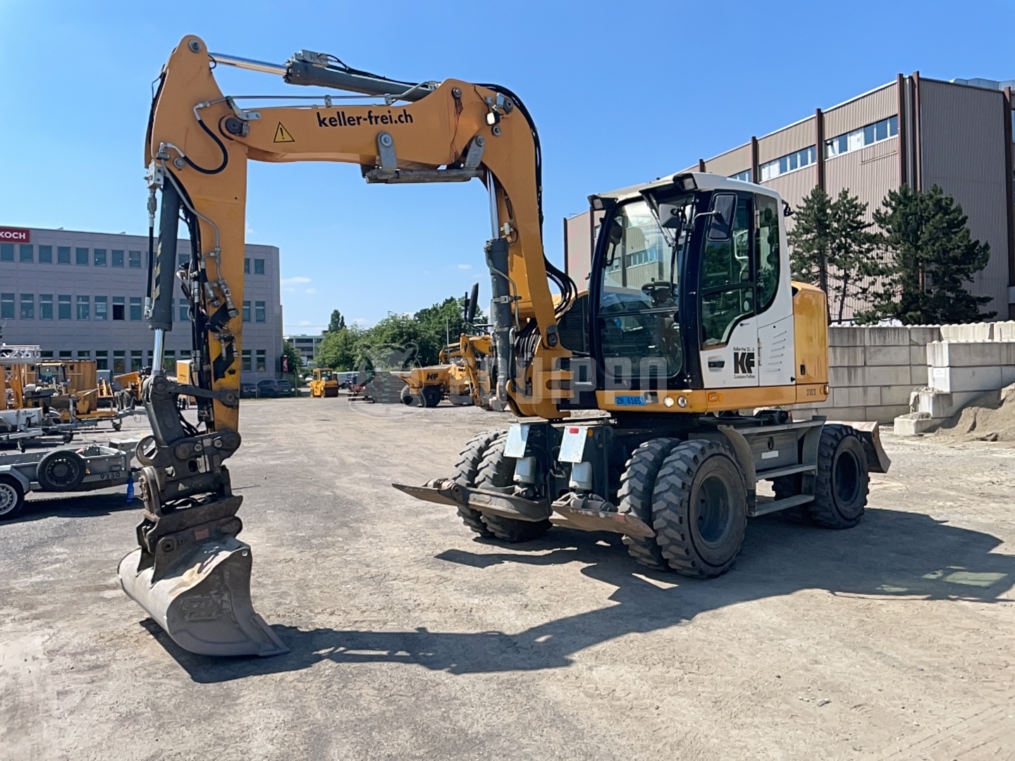 Liebherr A 912 Compact with powertilt quickcoupler and bucket - - Used Wheeled Excavator