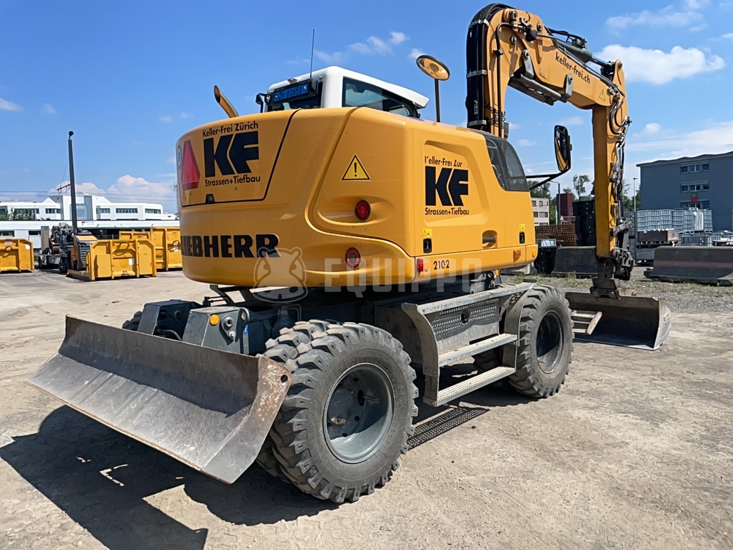 Liebherr A 912 Compact with powertilt quickcoupler and bucket - - Used Wheeled Excavator