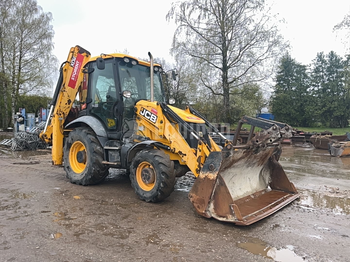 JCB 3CX 14M4WM - - Retroexcavadora Usada