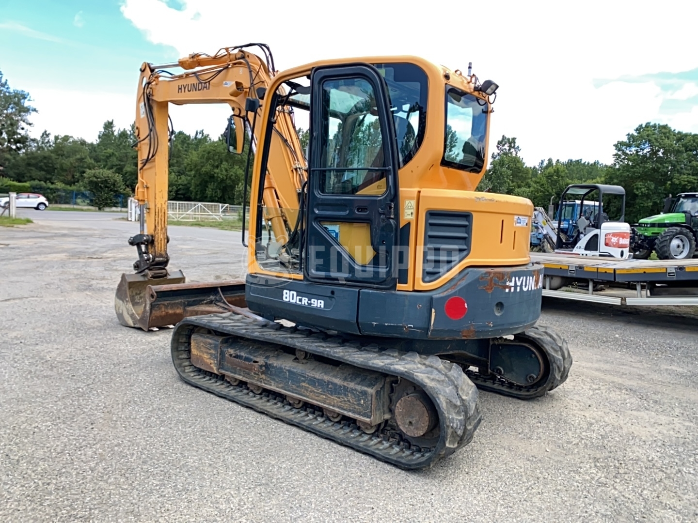 Hyundai Robex 80CR-9A with 3 buckets - - Used Midi Excavator 7t - 12t