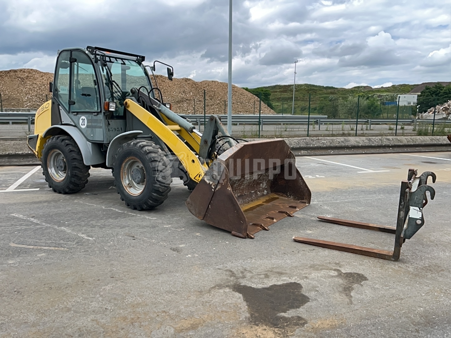 Kramer 346-04 with 4-in-1 bucket and palletfork - - Used Wheel Loader