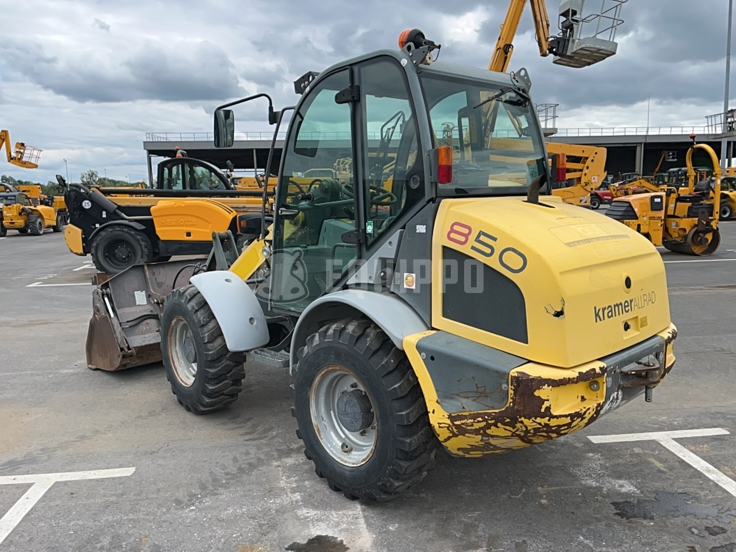 Kramer 346-04 with 4-in-1 bucket and palletfork - - Used Wheel Loader