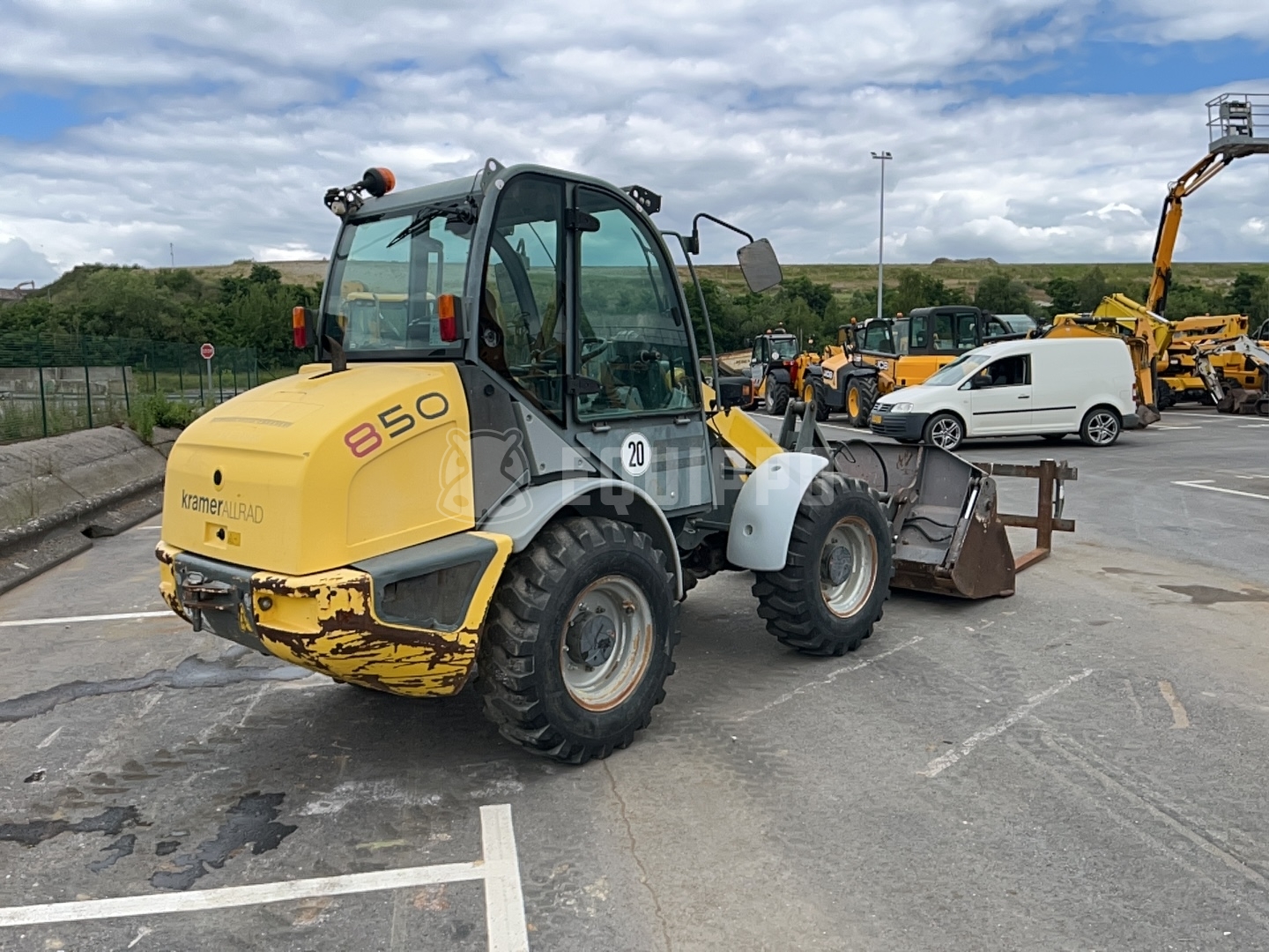 Kramer 346-04 with 4-in-1 bucket and palletfork - - Used Wheel Loader
