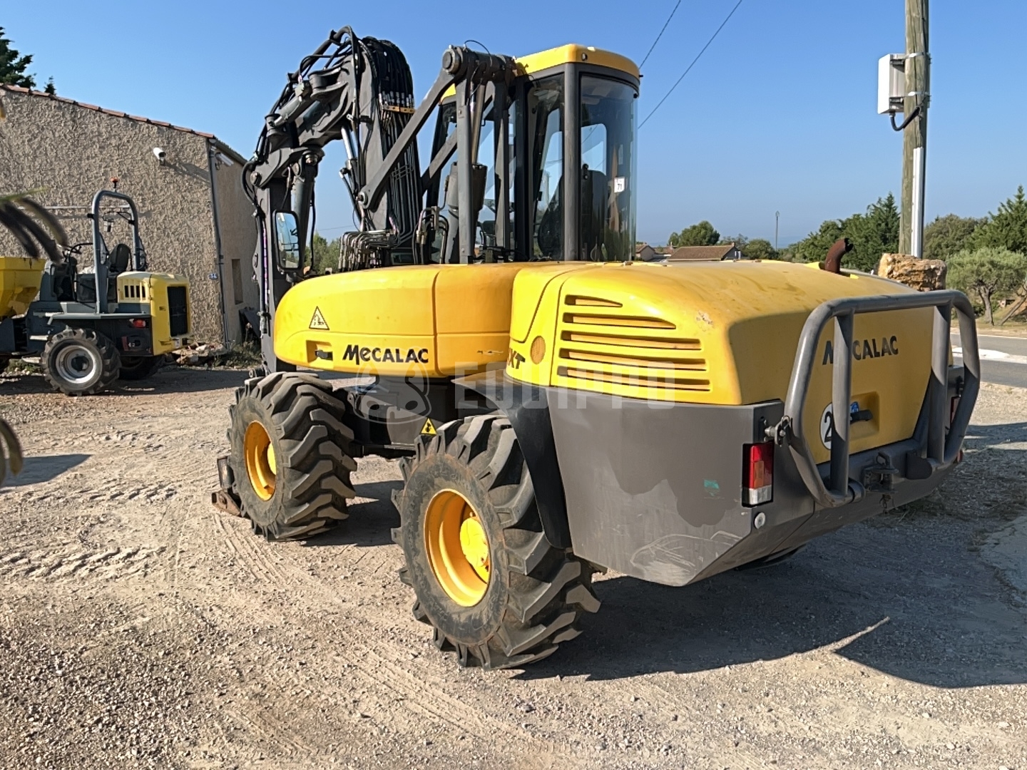 Mecalac 12MTX met 5 graafbakken en rippertand - - Gebruikte Mobiele Graafmachine