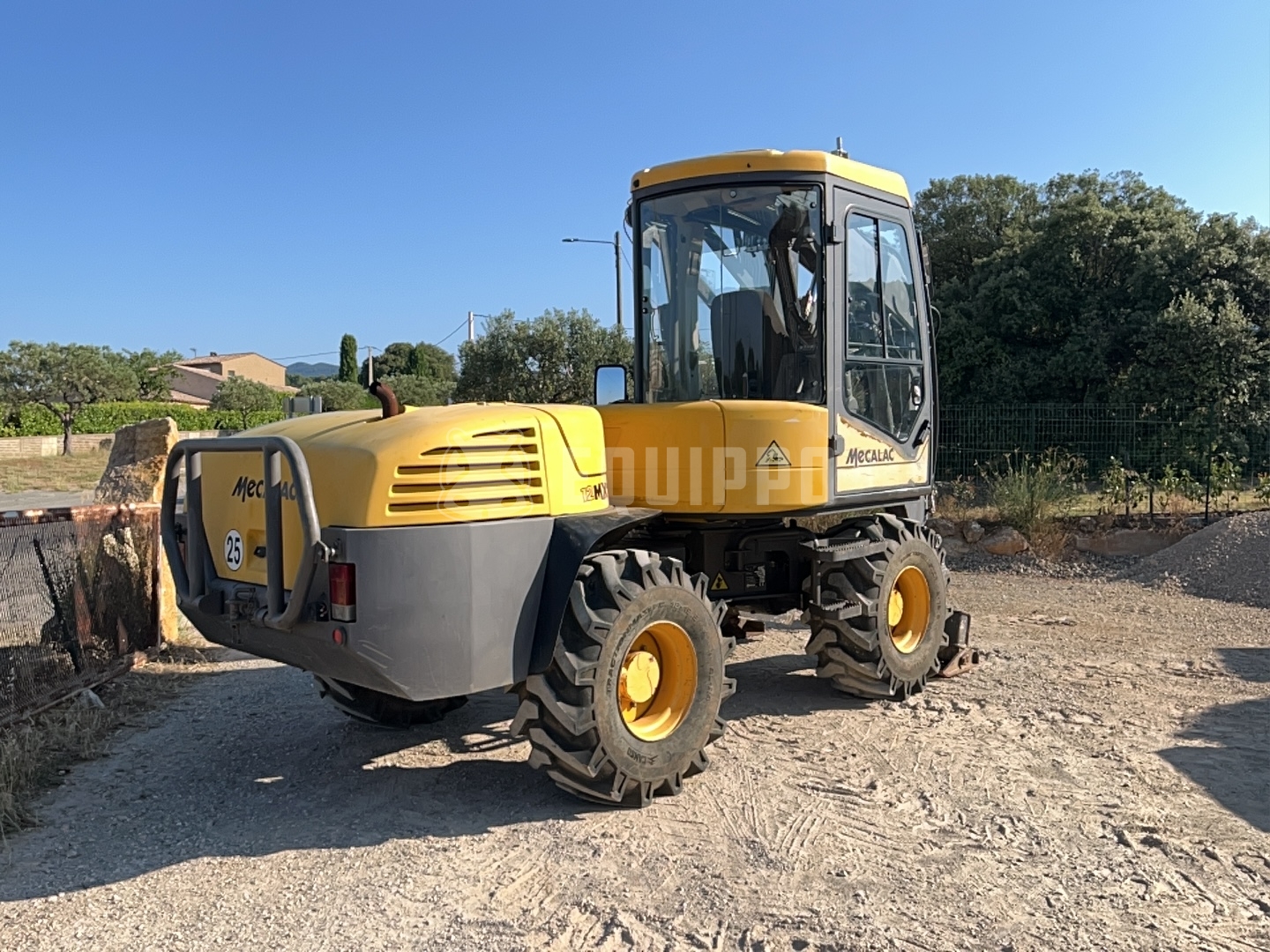 Mecalac 12MTX met 5 graafbakken en rippertand - - Gebruikte Mobiele Graafmachine