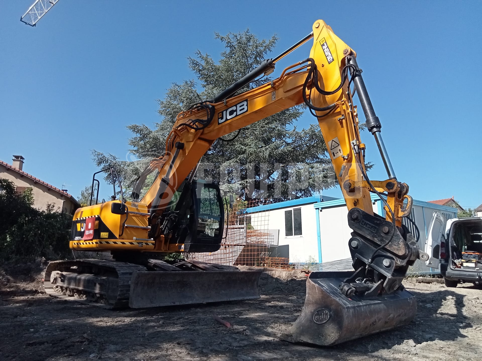 JCB JZ235LCD with 3 buckets - - Used Tracked Excavator