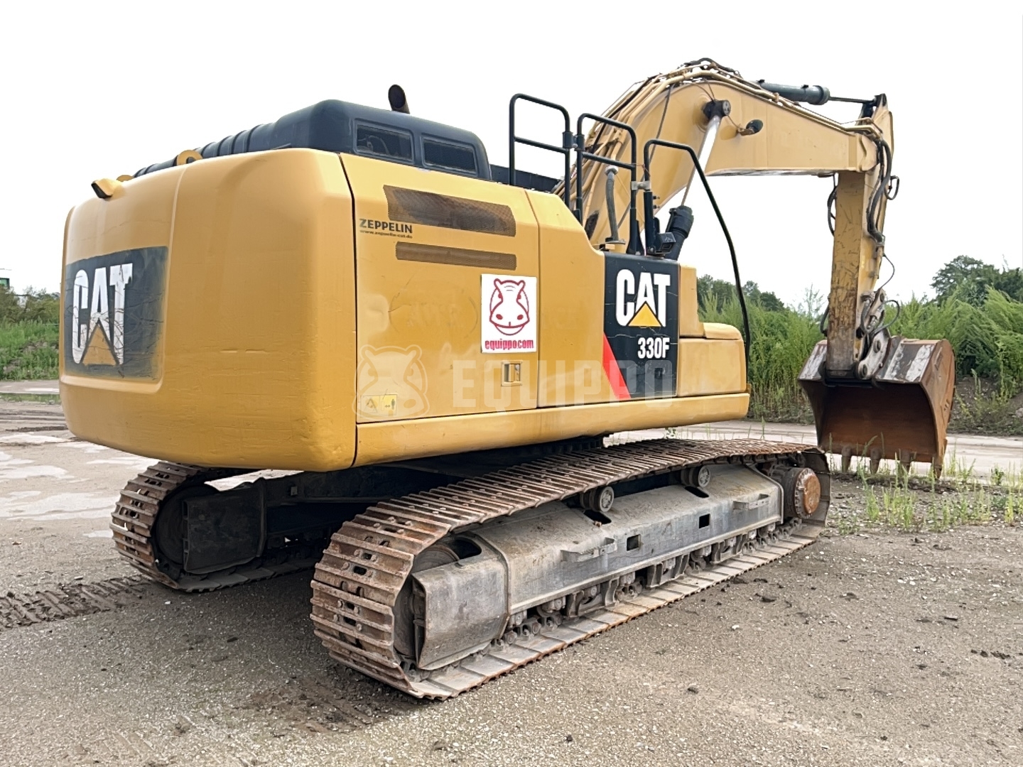 Caterpillar 330FLN with OQ-80 quickcoupler and bucket - - Used Tracked Excavator