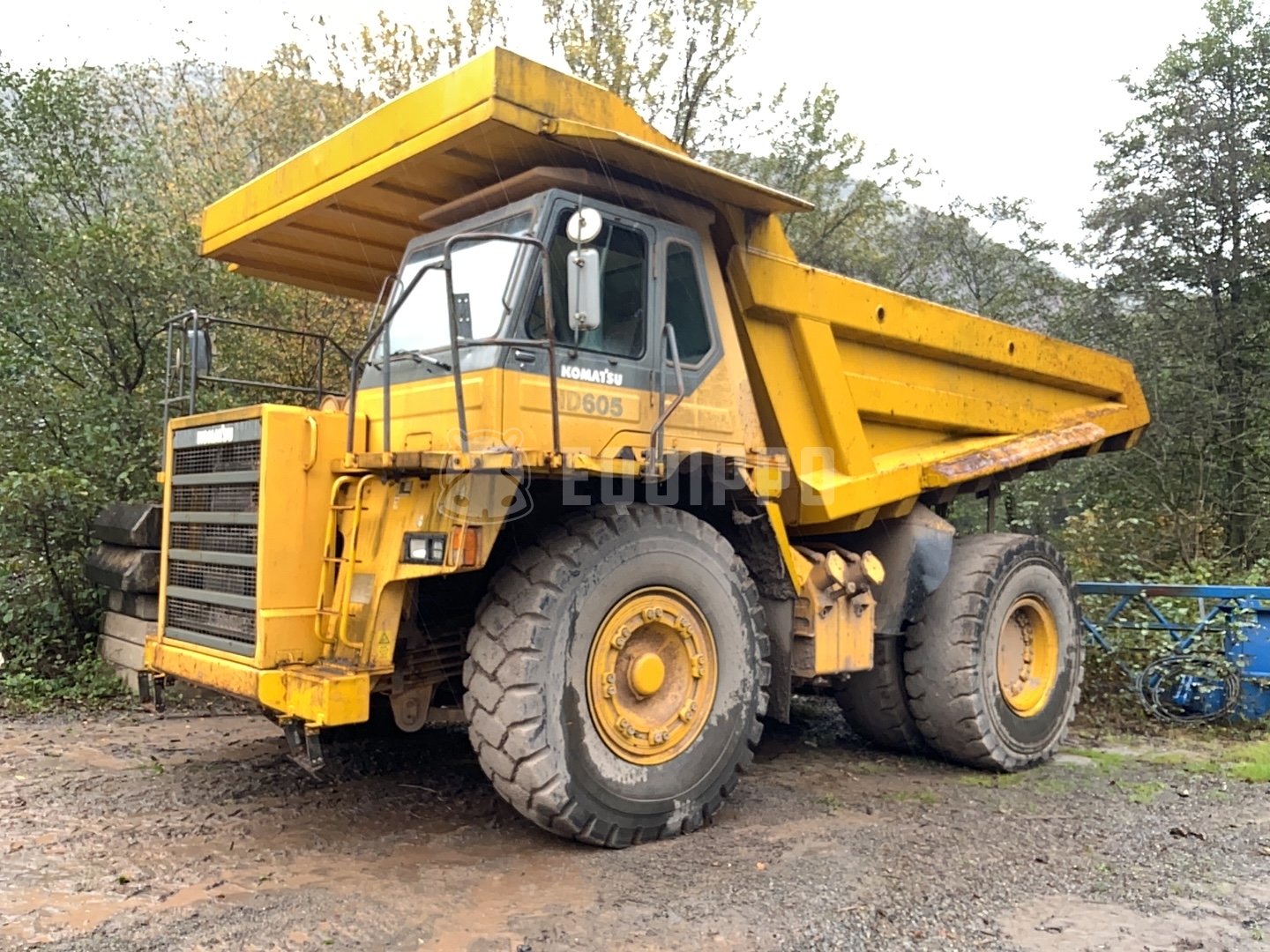 Komatsu HD605-5 (German machine, one owner) - - Used Rigid Dump Truck