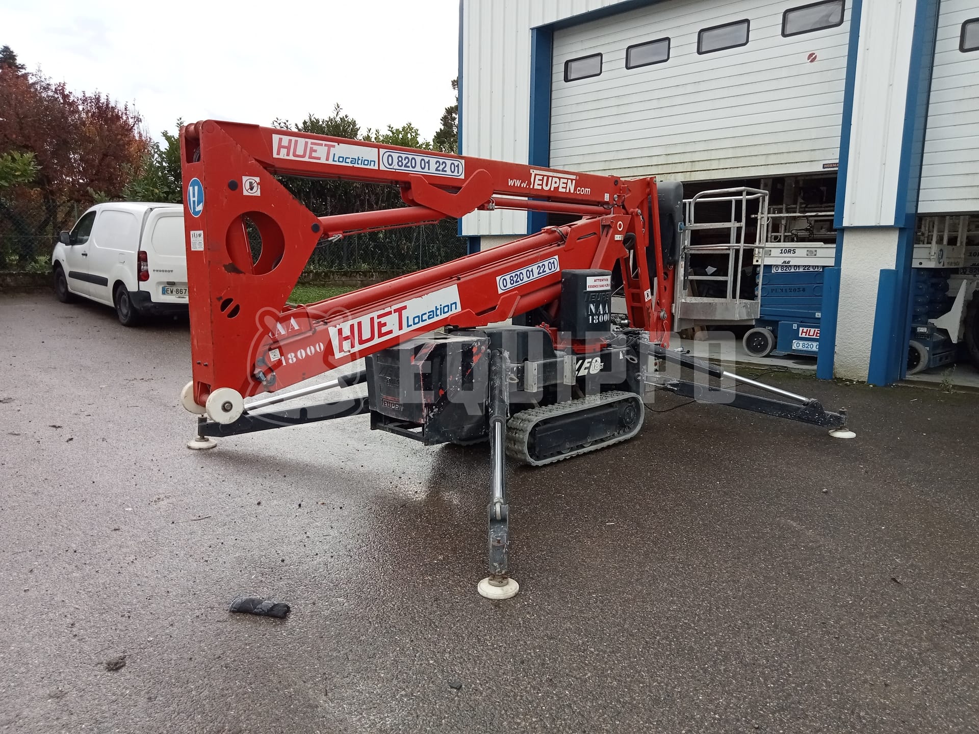 Teupen Leo 18 Gt duo-power (18 meters) - - Used Spider Boom Lift