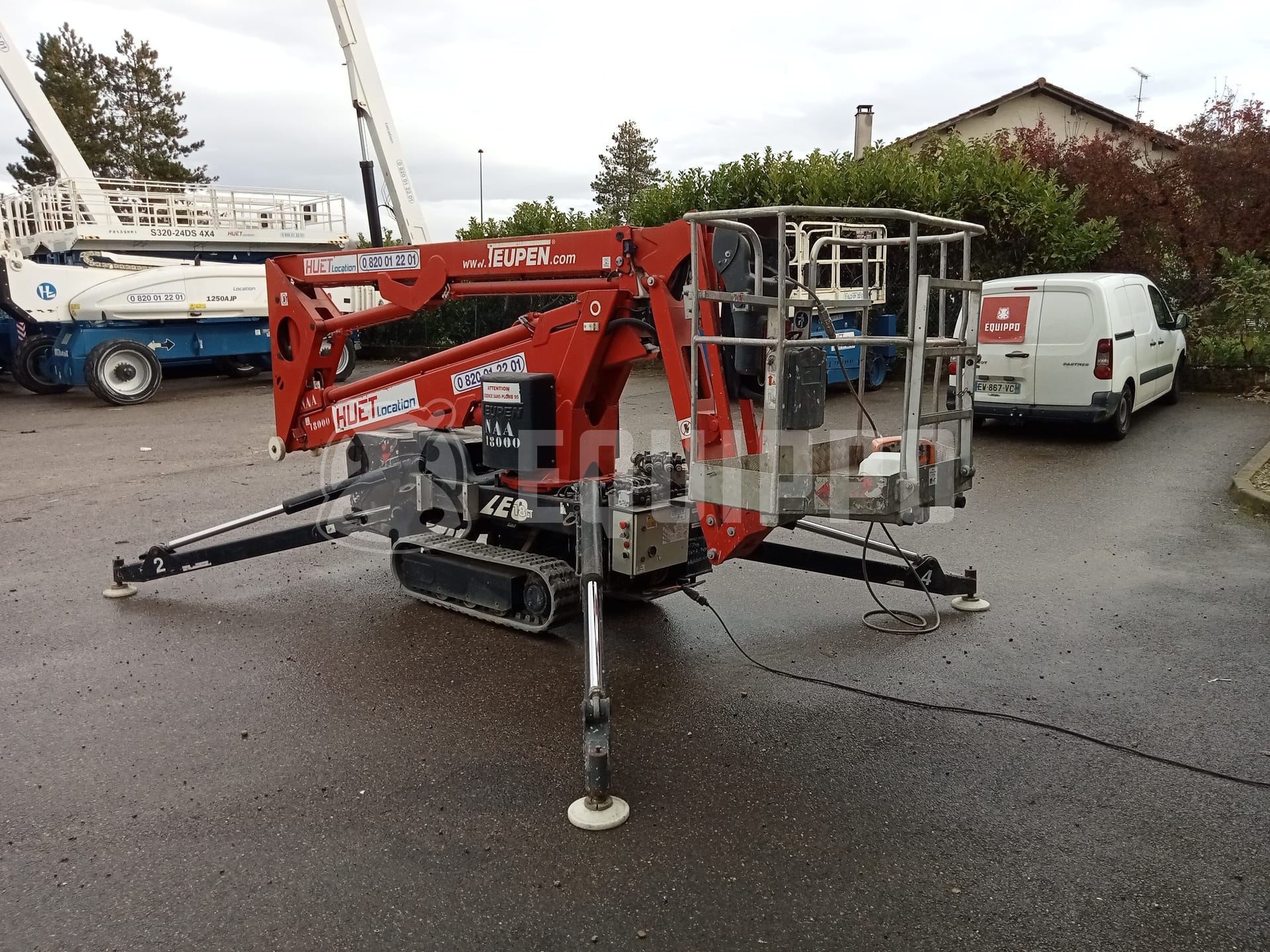 Teupen Leo 18 Gt duo-power (18 meters) - - Used Spider Boom Lift