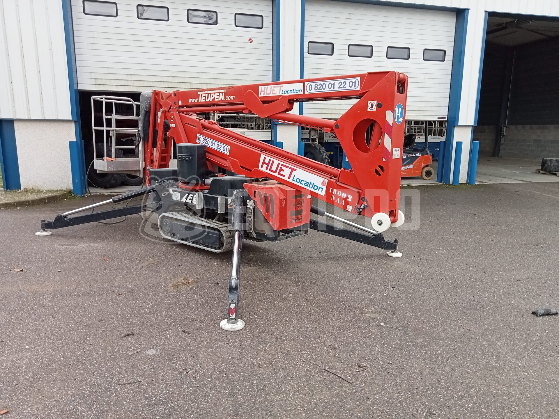 Teupen Leo 18 Gt duo-power (18 meters) - - Used Spider Boom Lift