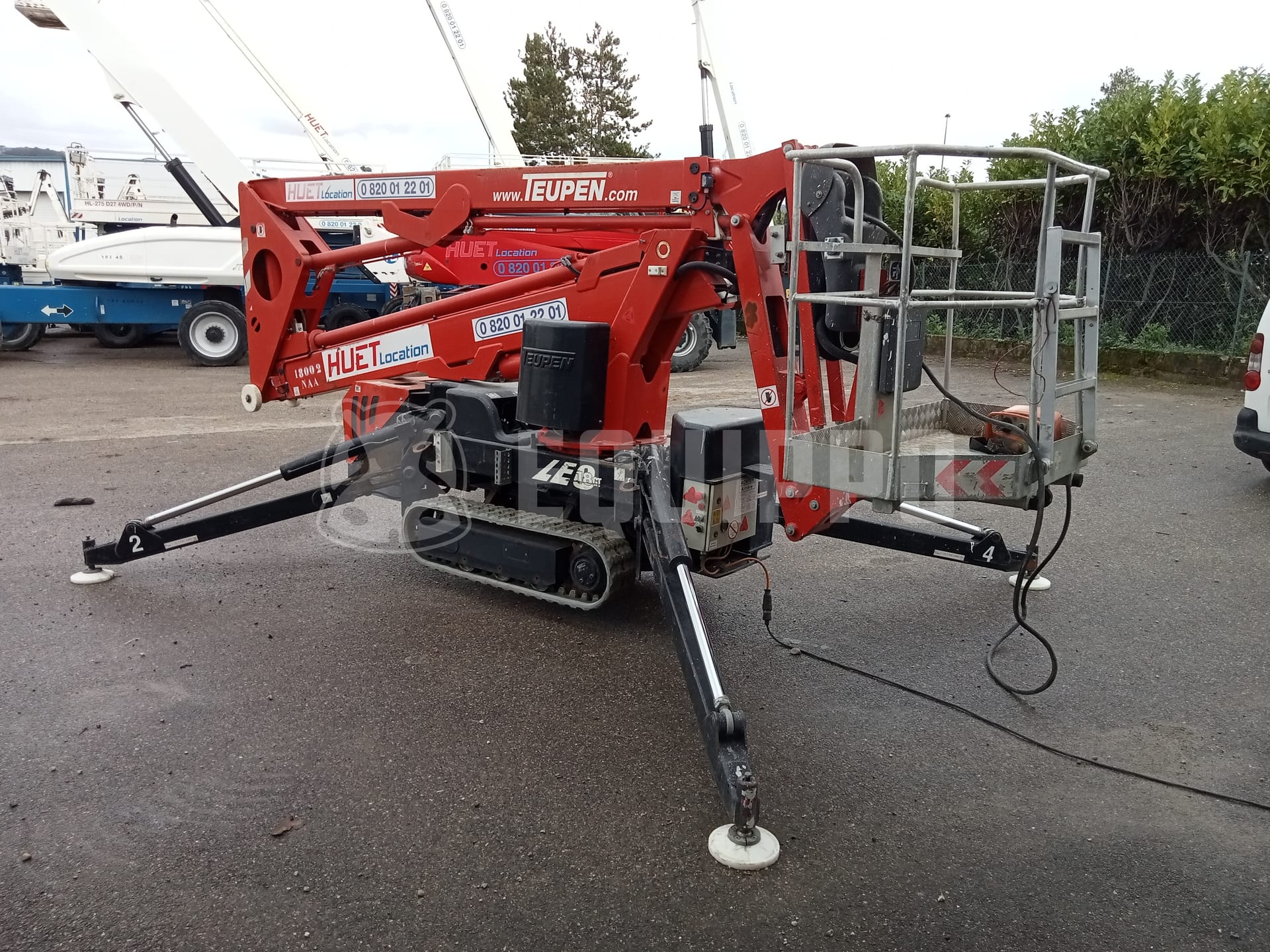 Teupen Leo 18 Gt duo-power (18 meters) - - Used Spider Boom Lift