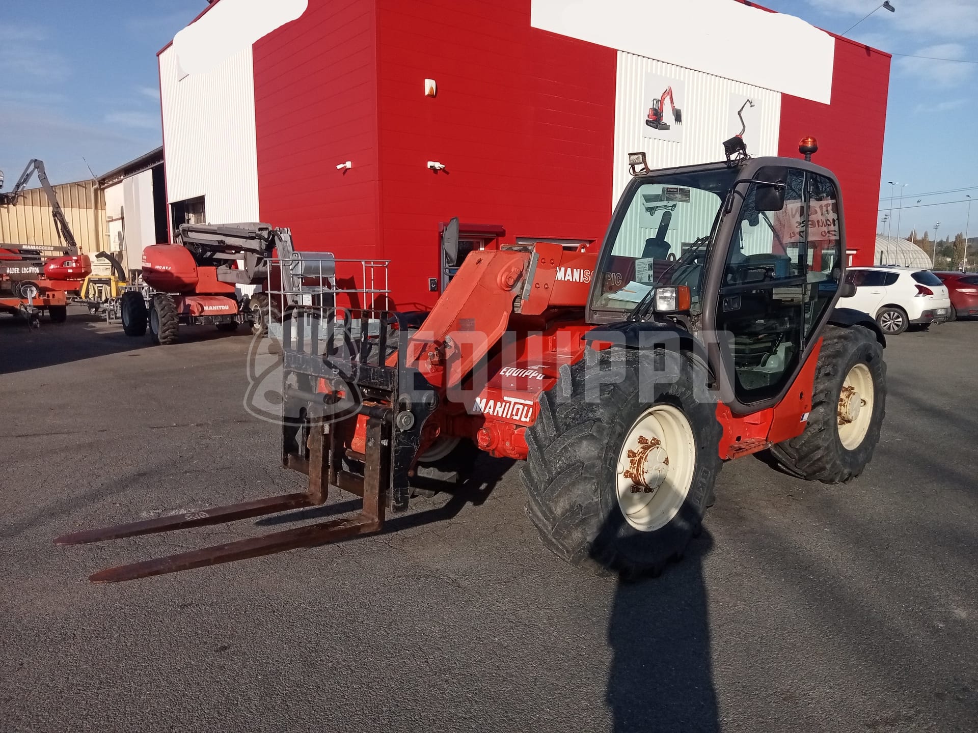 Manitou Mlt 633 Tls with forks and a bucket - - Used Telescopic Forklift