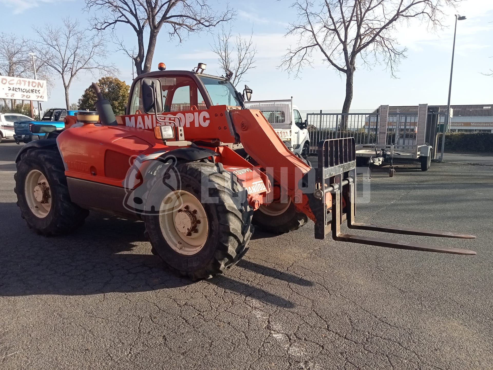 Manitou Mlt 633 Tls with forks and a bucket - - Used Telescopic Forklift