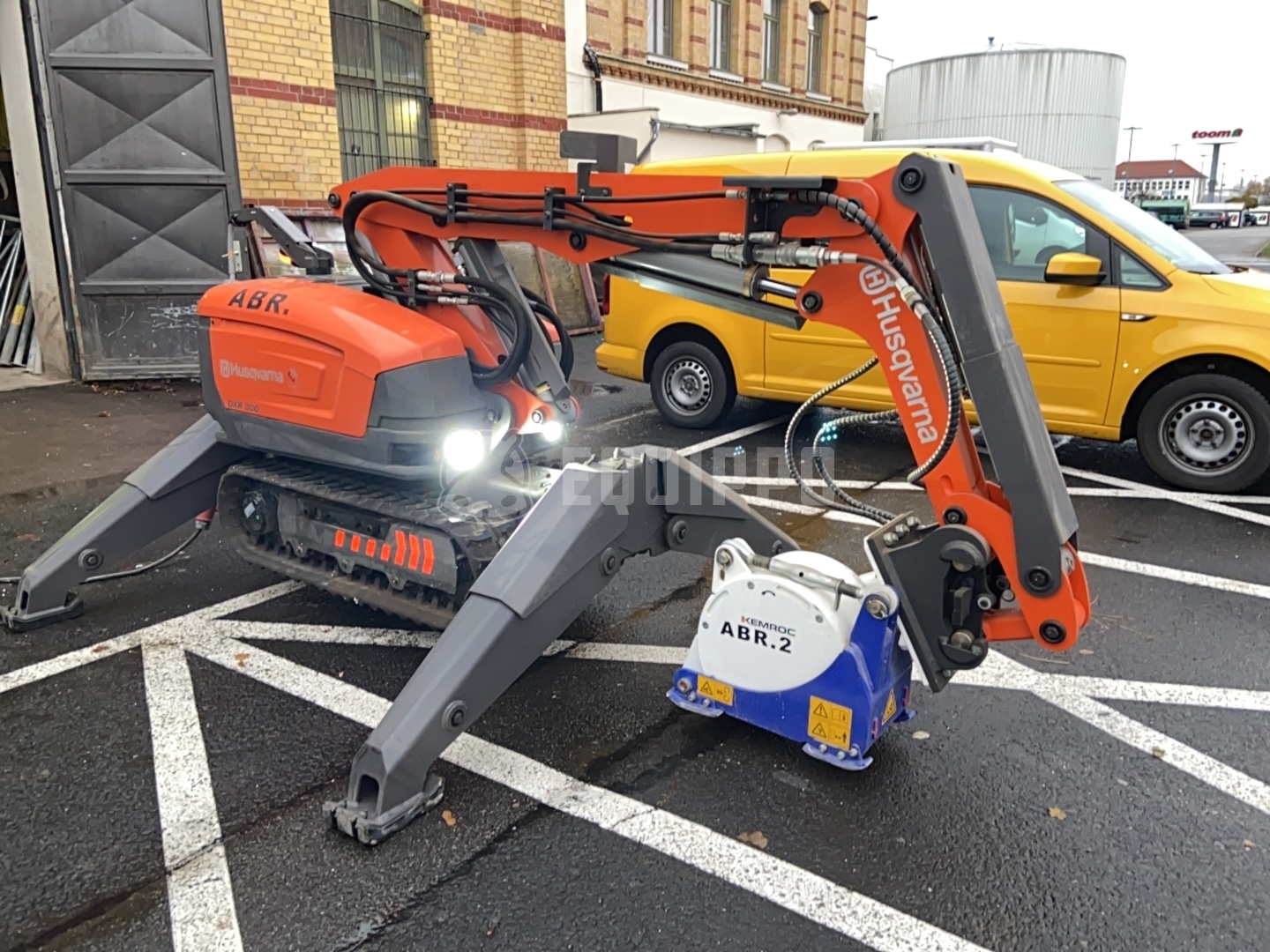 Husqvarna Dxr 300 Demo Robot met Kemroc EX20HD - - Gebruikte Sloopgraafmachine